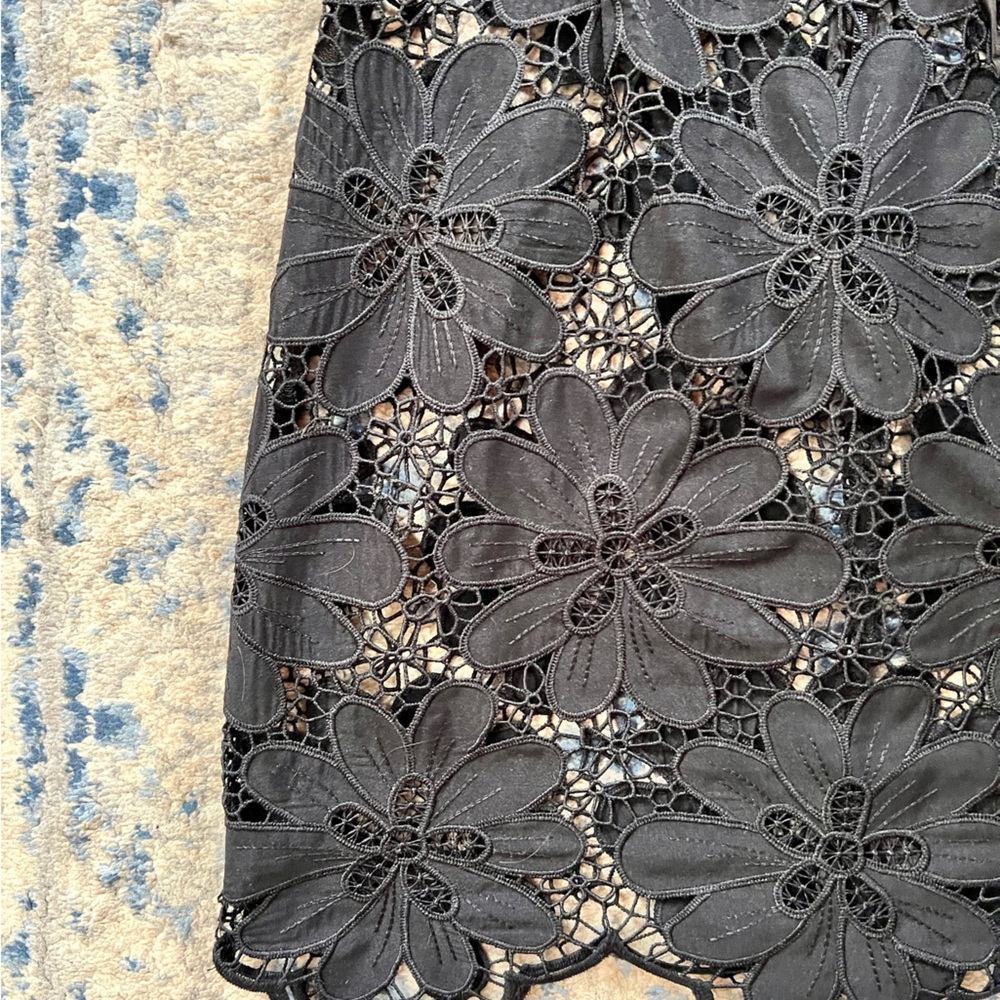 For love and lemons Malika Black Lace Floral Dress - Picture 4 of 7